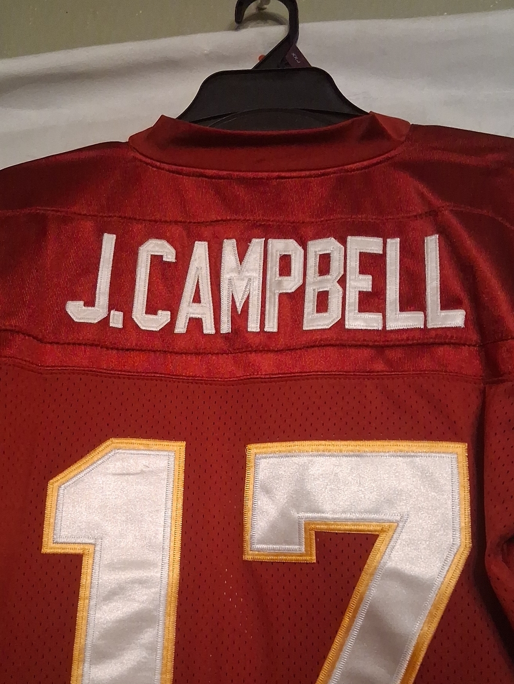 Redskins NFL Team Red Short-Sleeve Jersey - #17 Size 48 - Picture 10 of 10